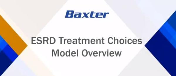 ESRD treatment choices model overview
